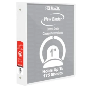 3 Rings Binder - White