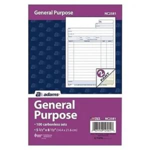 Sales Book - 2 Parts NC2581