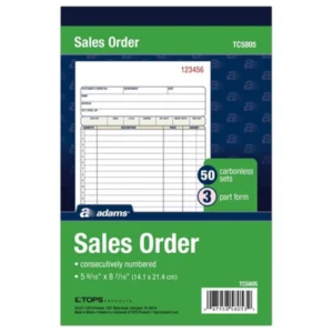 Sales Book - 3 Part TC5805